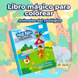 Libro Infantil para Colorear: Magia de los Colores con Agua