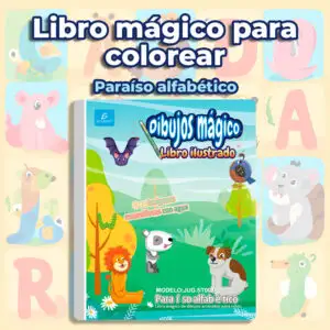 Libro Mágico Infantil para Colorear: Alfabeto Divertido
