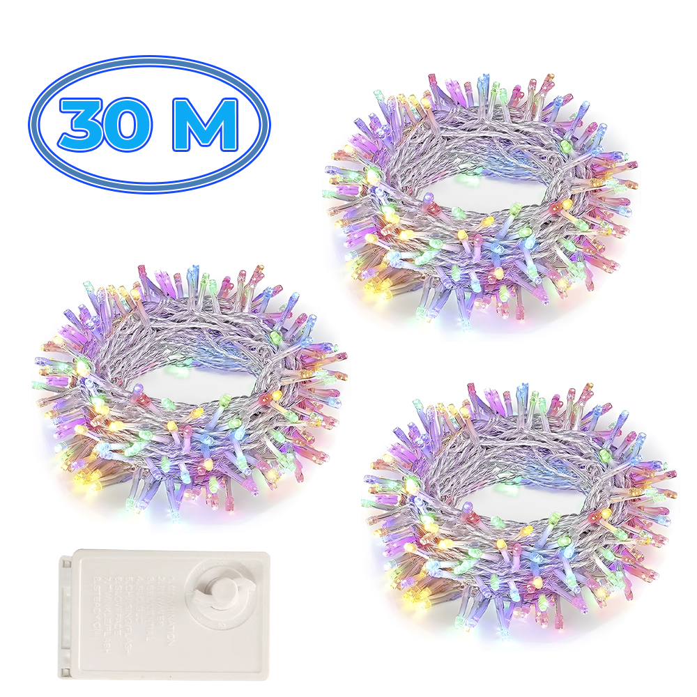 Guirnalda LED de Colores - Despliegue Mágico de 30 Metros para Celebraciones Inolvidables. - Image 3