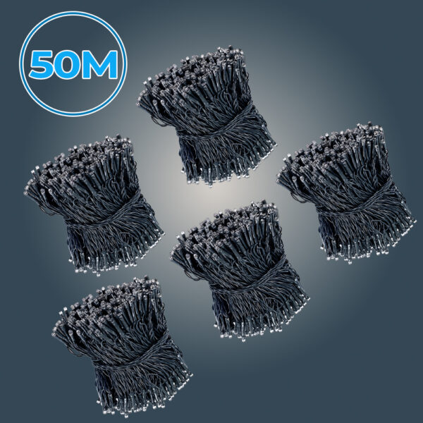 Gran Guirnalda LED de 50 Metros - Iluminación Deslumbrante para Eventos Épicos. - Image 3