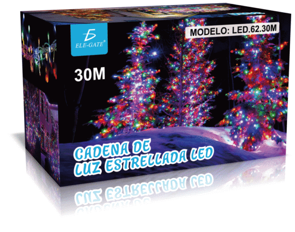 Guirnalda LED de Colores - Despliegue Mágico de 30 Metros para Celebraciones Inolvidables. - Image 5