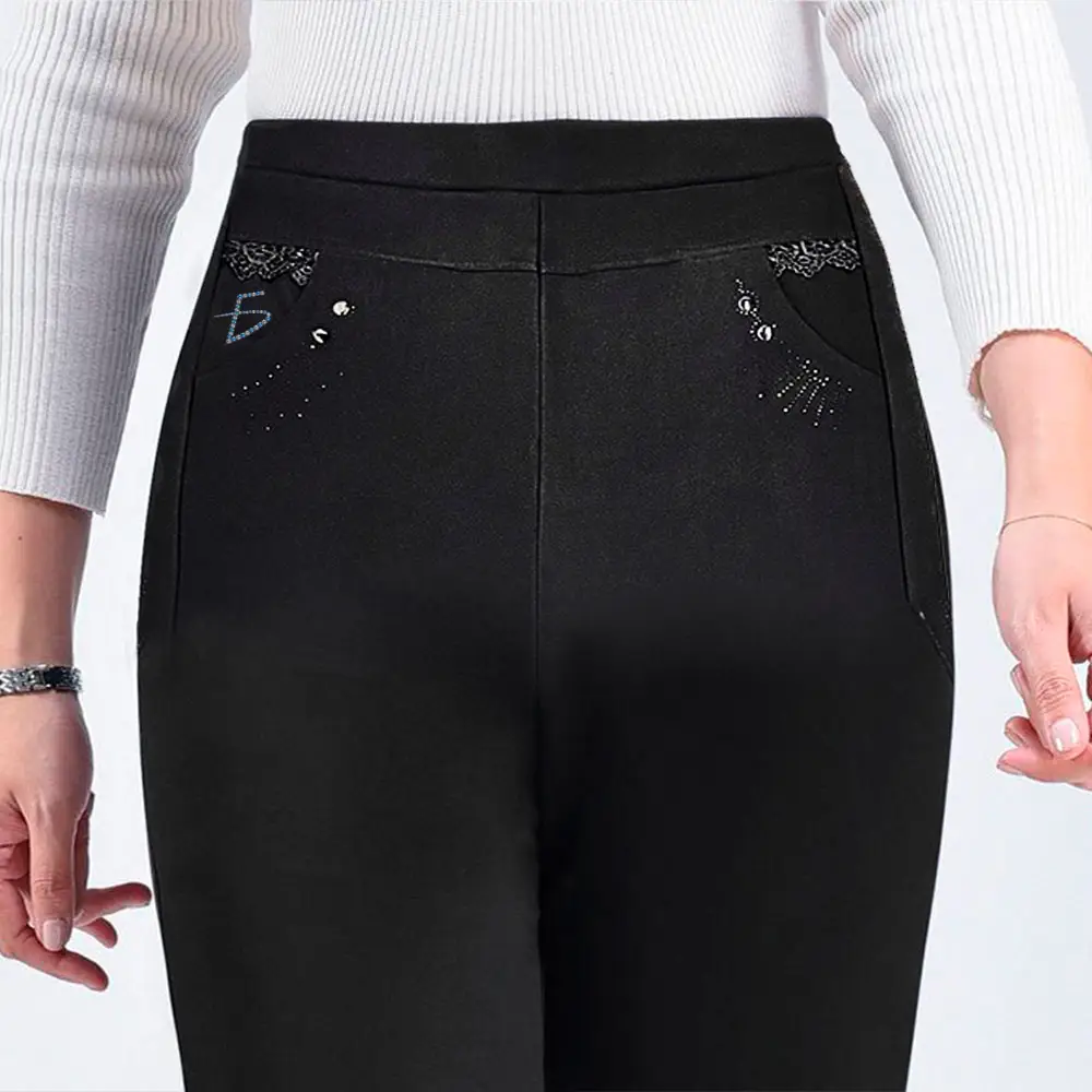 Leggings de Yoga de Cintura Alta para Mujer con Control de Abdomen y Forro Polar Efecto Push up Tallas Curvy - Imagen 5