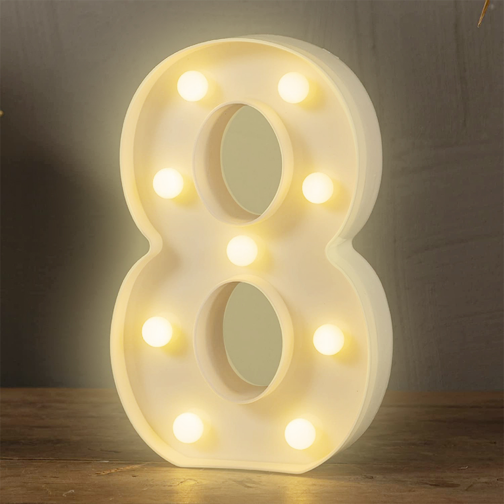 Set de 2 (dos) letras o numeros LED Artículos para tienda