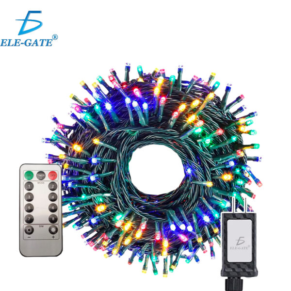 Luces de Navidad Multicolor y Cálidas - 100 LED para una Decoración Encantadora.
