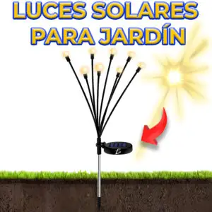 Luces solares de jardín 10 leds