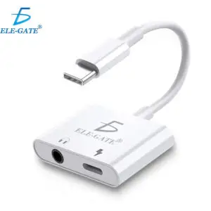 Cable Adaptador de Auriculares 2 en 1 Doble Tipo C a Jack 3.5mm