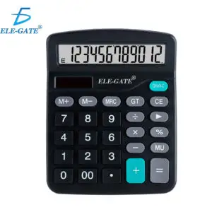 Calculadora de escritorio solar de 12 digitos