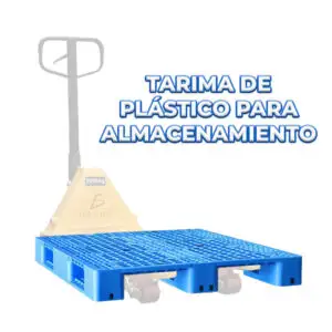 Tarima Plástica HDPE 100 x 120 cm para Almacén