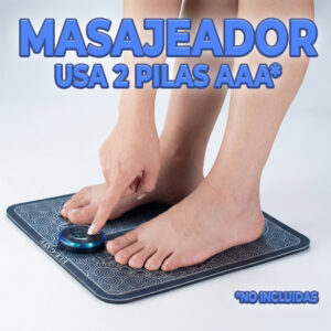 Masajeador Eléctrico de Pies EMS – Alfombrilla de Acupuntura Portátil