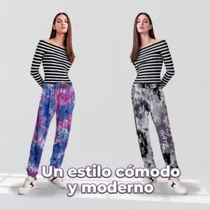 Joggers Tie Dye con Cinta Ajustable