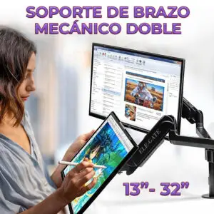 Soporte de Pantalla Doble