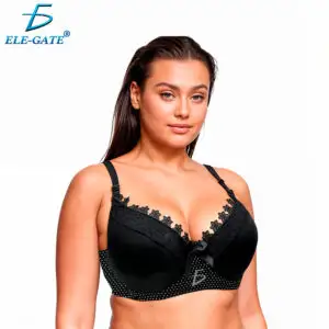 Brasier con Encaje de Copa Completa Push Up