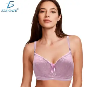 Brasier con Encaje y Push Up con Tirantes Ajustables