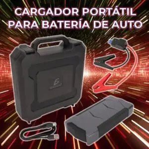Arrancador Portátil para Auto 1500 A con Batería de 10800 mAh
