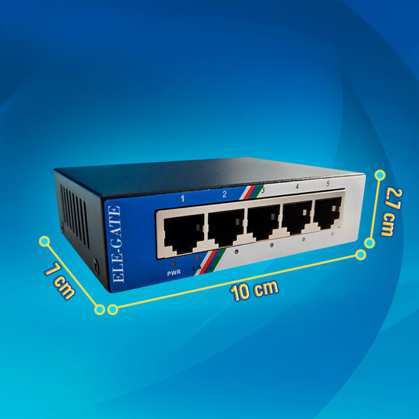 Conmutador Gigabit Switch Poe con 5 Puertos Rj45 1000 Mbps - Image 4
