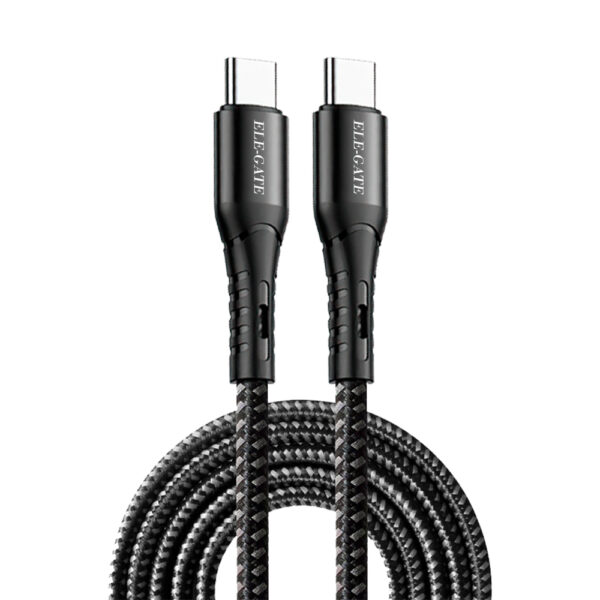 Cable de Carga y Trasmisión de Datos 2M Tipo C a Tipo C 66W - Image 3