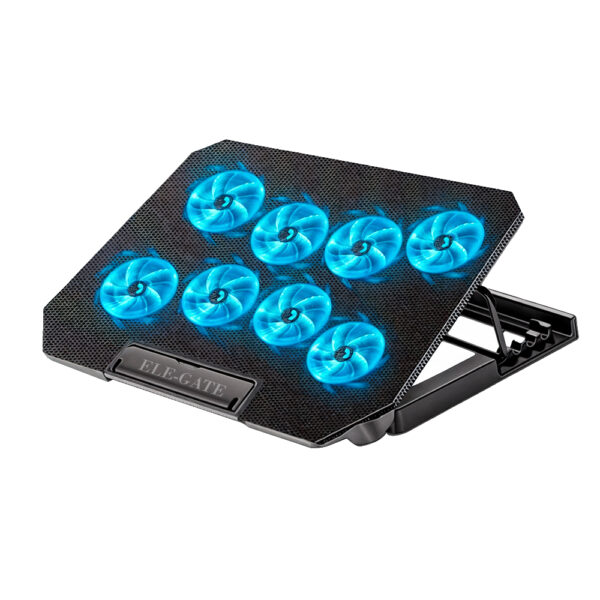 Base Enfriadora para Laptop de 12" a 15.6" Con 8 Ventiladores y Dos Salidas Usb - Image 4