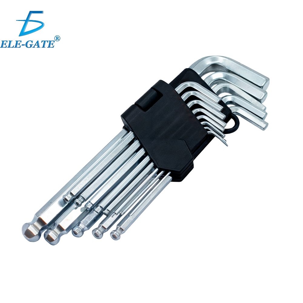 Juego de 13 Llaves Allen de Acero Inoxidable con Punta Adaptable