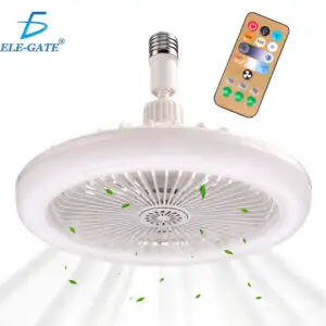 Lampara Led con Control de Temperatura de Cálida a  Fría de 30W con Tres Velocidades de Ventilador de 15W con Cabeza Móvil 180º