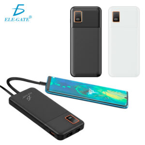 Power Bank 20000 mAh 22.5W con Cables Tipo C y Lightning