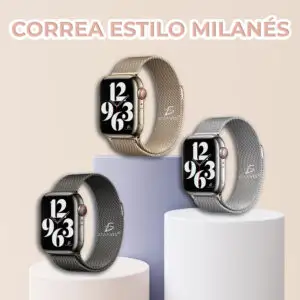 Correa para Smart Watch de 38-41mm de Acero Inoxidable con Cierre Magnético