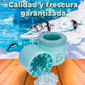 Molde de Silicona Redondo para Cubitos de Hielo