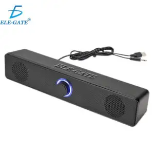 Barra de Sonido y Altavoz Bluetooth, Portátil Alimentado por USB, Ideal para Gaming o Teatro en Casa.