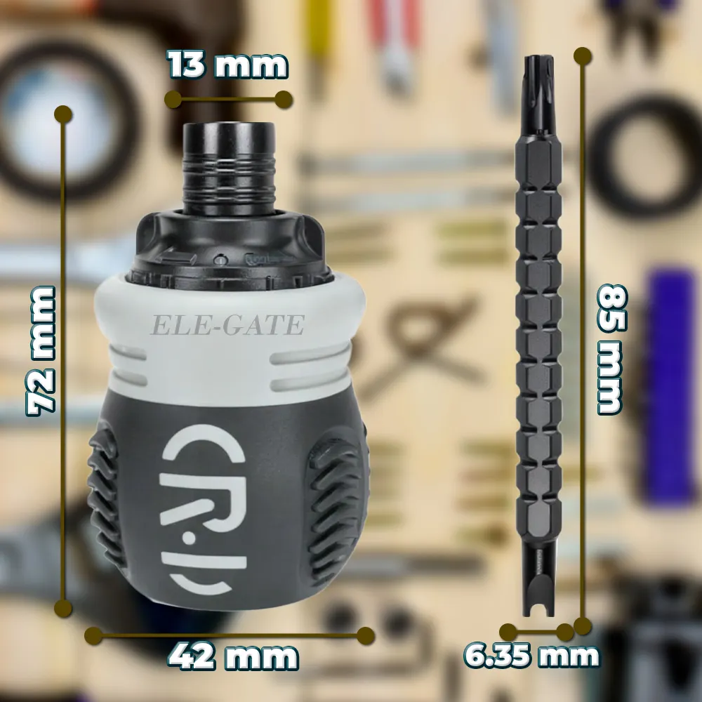 Juego de Destornilladores Magnetizados 13 en 1 con Mango Ergonómico - Imagen 4
