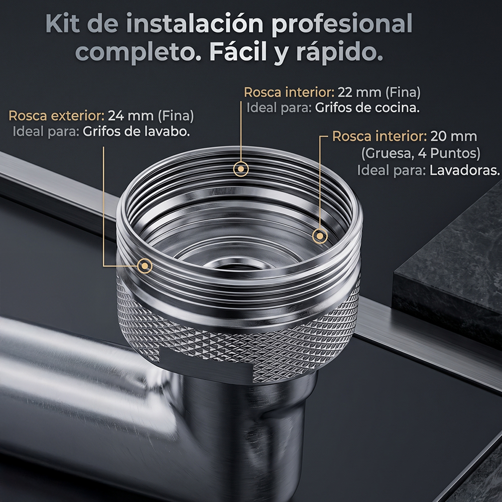 Extensor para Grifo de Lavabo con Giro de 1080 Grados - Image 2