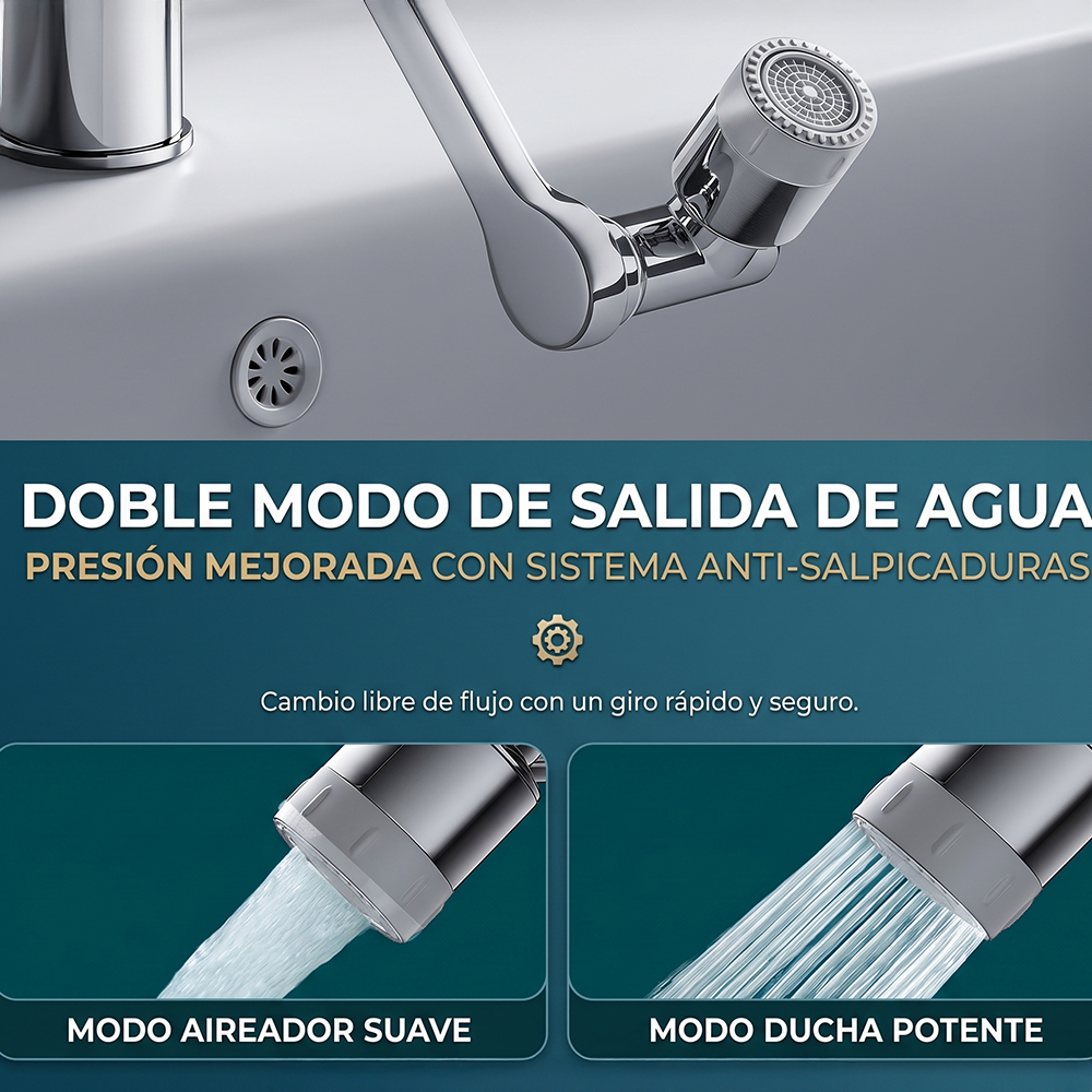 Extensor para Grifo de Lavabo con Giro de 1080 Grados - Image 3