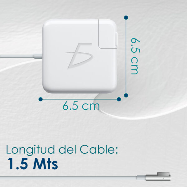 Cargador Laptop Compatible Mac Book Air 45W con MagSafe Tipo L - Image 4