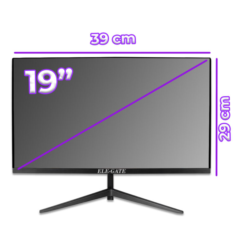 Monitor Gamer 19 60Hz HD | ELE-GATE México – ELE-GATE