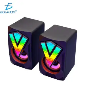 Bocina Altavoces RGB con Control de Volumen - Sonido y Estilo en Perfecta Armonía