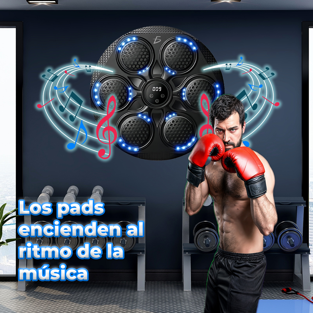 Máquina de Boxeo Musical con Guantes de Boxeo – Ejercicio Inteligente y Divertido con Música - Image 2