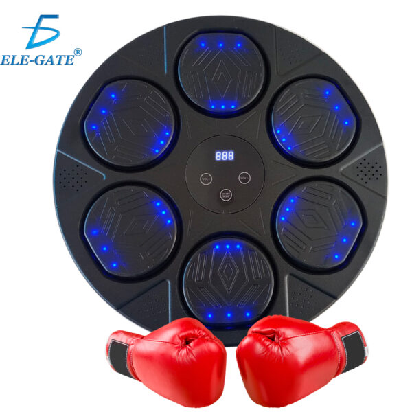 Máquina de Boxeo Musical con Guantes de Boxeo – Ejercicio Inteligente y Divertido con Música