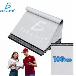 Paquete de 100pzs de Bolsas Sobre PolyMailer para Envíos de Paquetería de 25 x 35 cm