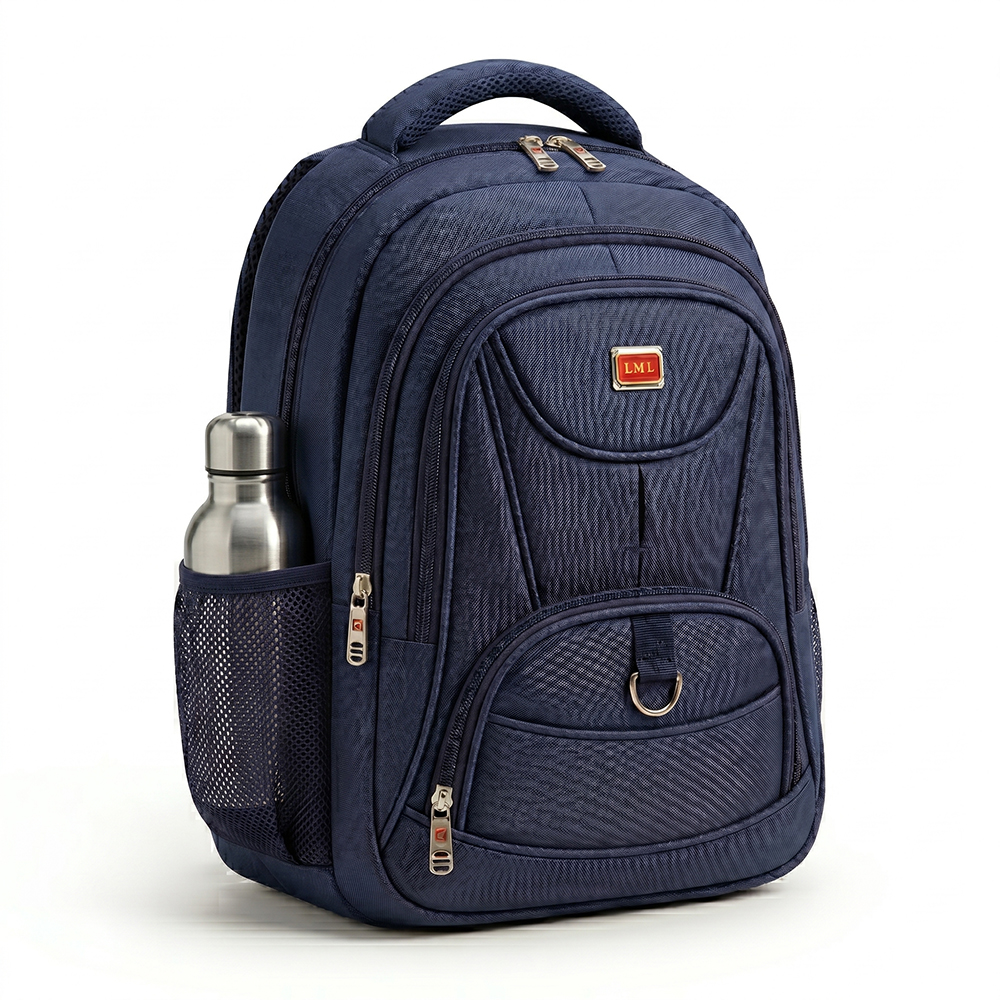 Mochila Escolar y Universitaria Múltiples Compartimentos y Porta Botella Lateral - Image 5