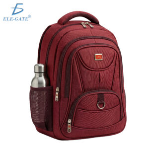 Mochila Escolar y Universitaria Múltiples Compartimentos y Porta Botella Lateral