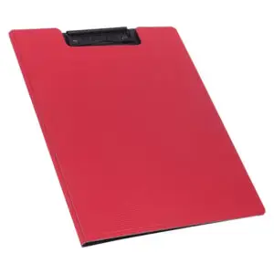 Folder Rígido Porta Documentos A4 con Clip Sujetador
