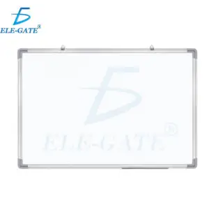 Pizarrón Blanco Doble Cara 50 x 70cm Imantado con Agarraderas para Colgar