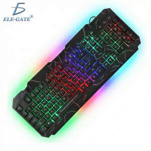 Teclado Gamer Mecánico con Retroiluminación RGB Arcoíris