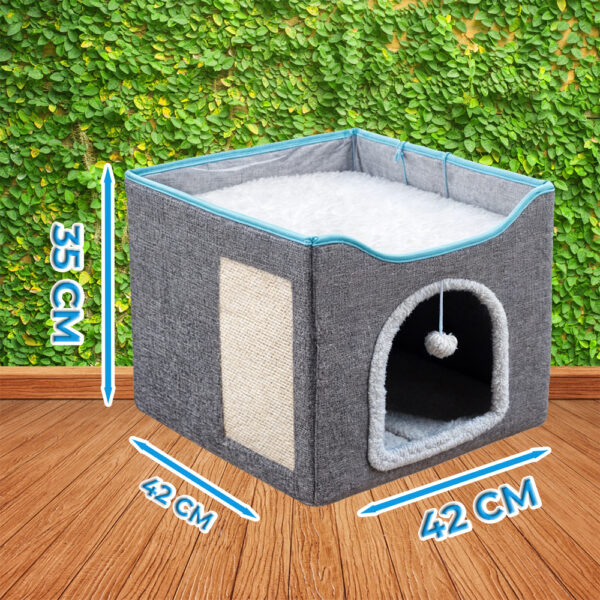 Cama para Gato Plegable con Cojín Súper Suave: ¡Máxima Comodidad para tu Mascota! - Image 3