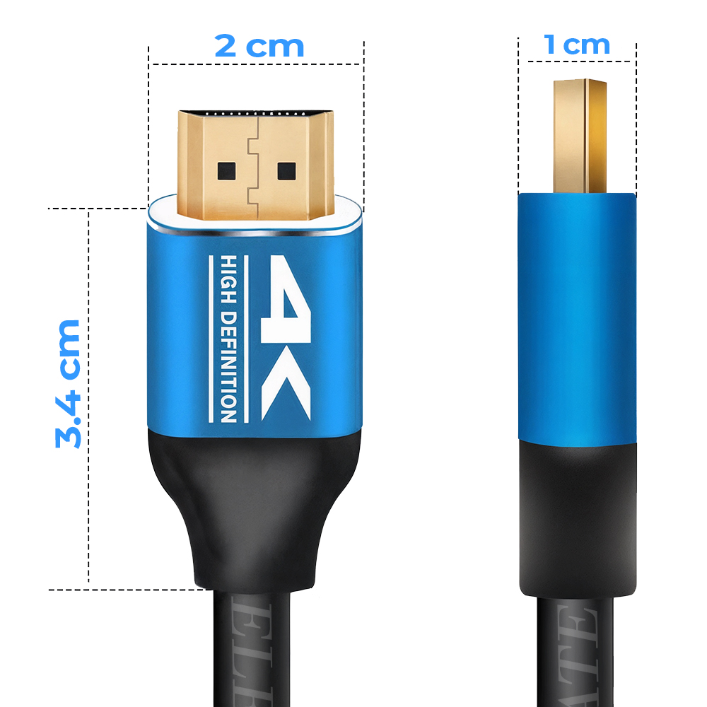 Cable HDMI 2.0 a HDMI 2.0 de 10 Metros | 4K Ultra HD 60Hz - Image 4