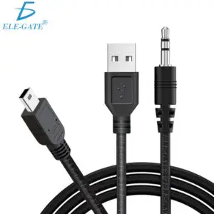 Cable Mini USB (V3) a USB y Jack 3.5mm de 1.5 metros de largó