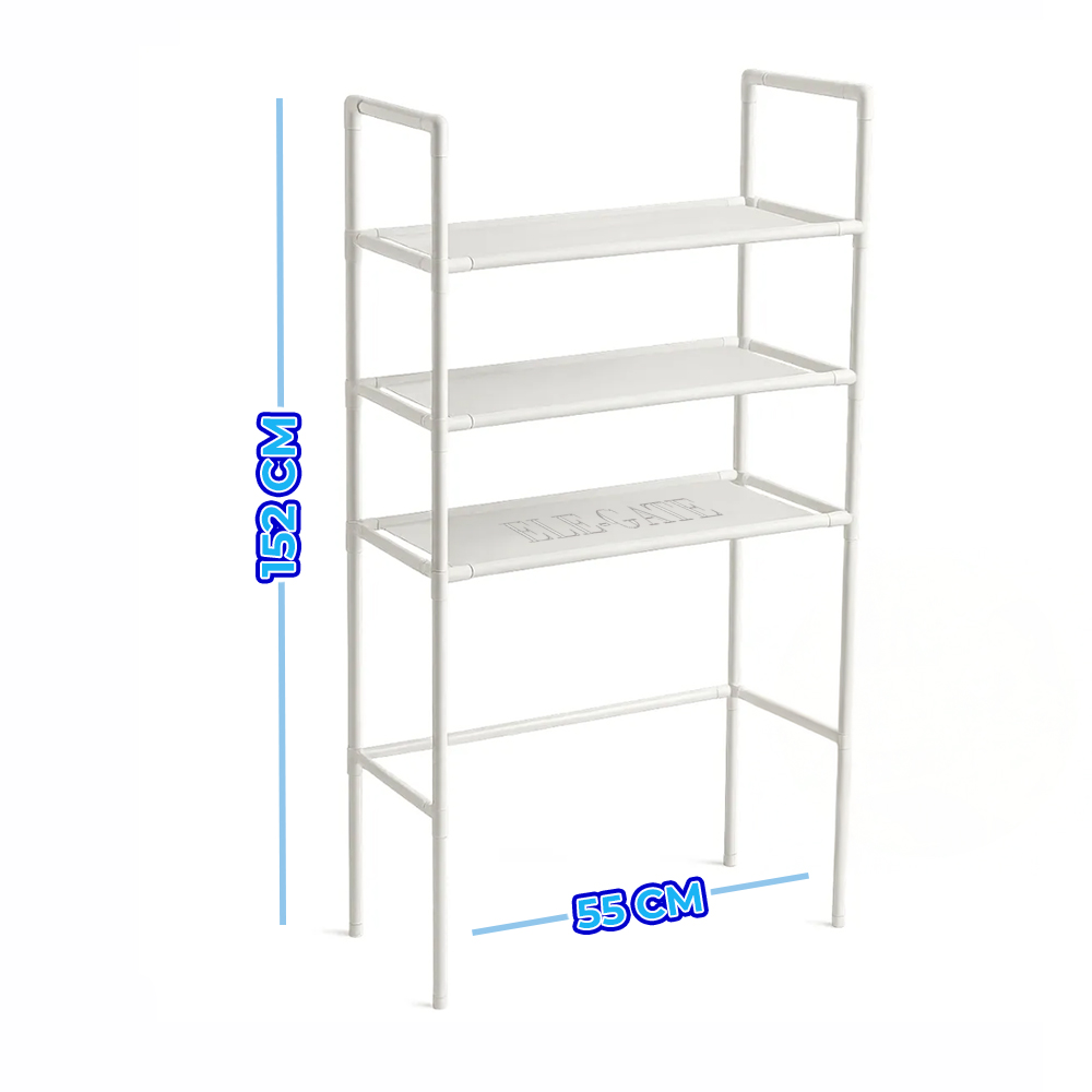 Estante Rack Organizadora Multiuso de 3 Niveles para Baño y Lavandería - Image 4