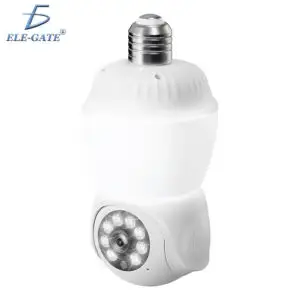 Foco LED Inteligente con Cámara Wifi 1080P HD 355° PTZ