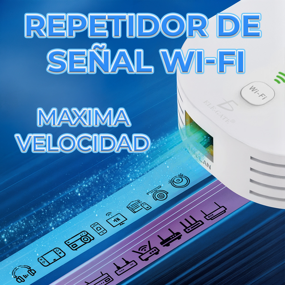 Repetidor Inalámbrico WiFi de 6 Antenas – Alta Potencia y Cobertura Total - Image 2