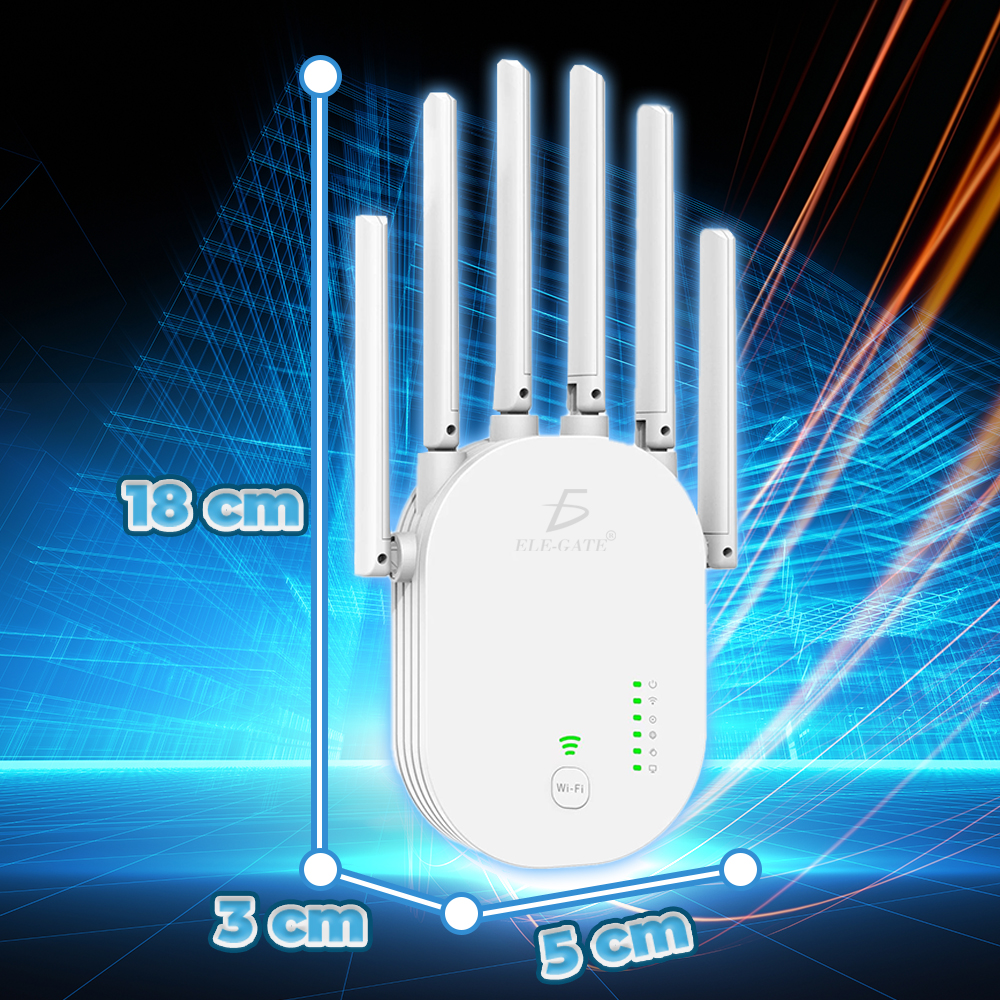 Repetidor Inalámbrico WiFi de 6 Antenas – Alta Potencia y Cobertura Total - Image 4