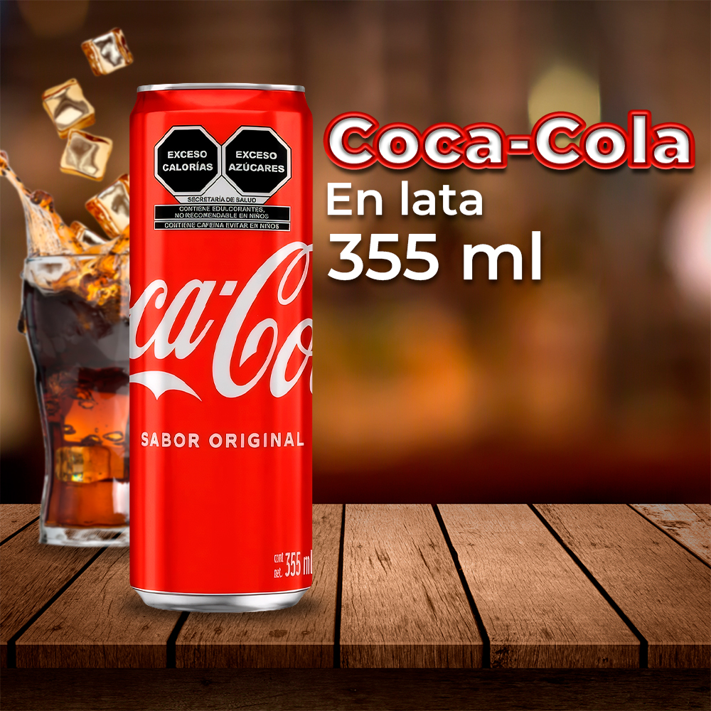 Refresco Coca-Cola Original en Lata 355 ml - Image 3