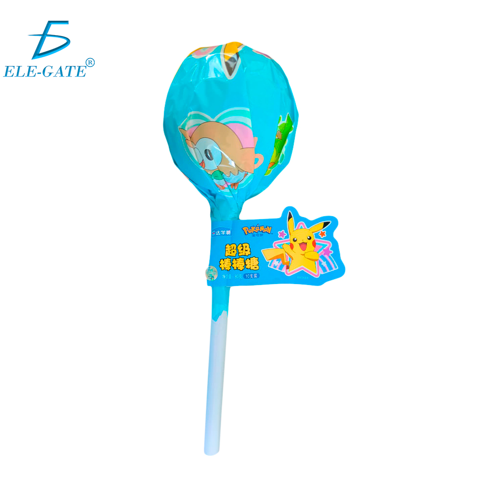 Paleta Gigante de Pikachu con 10 Paletas Lollipop + Pelota LED